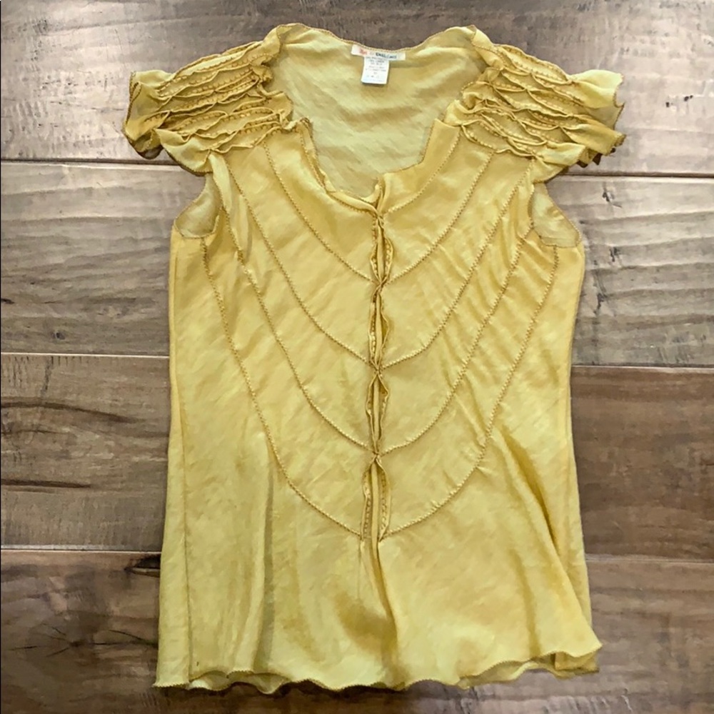 Mustard Yellow Blouse